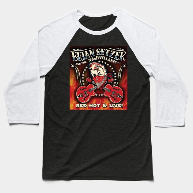 red hair hot cat band punk Baseball T-Shirt by Mckenna Paucek